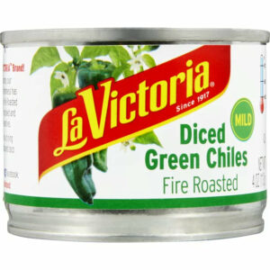 La Victoria Fire Roasted Diced Green Chiles Mild, 4 Ounce