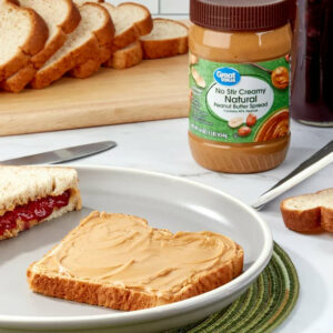 Great Value Natural No Stir Creamy Peanut Butter, 16 ozs