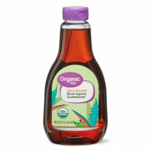 Great Value Organic, Raw Amber Blue Agave Sweetener Sugar Substitute, 23.5 oz Bottle