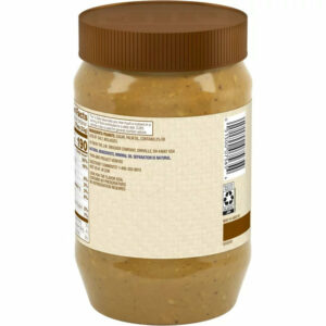 Jif Natural Crunchy Peanut Butter Spread Contains 90% Peanuts, 40 Ounces