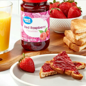 Great Value Red Raspberry Preserves, 18 oz