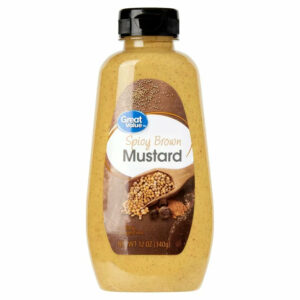 Great Value Spicy Brown Mustard, 12 oz Squeeze Bottle