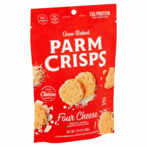 ParmCrisps Four Cheese Oven-Baked Parm Crisp Snack, 1.75 oz.