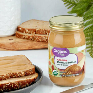 Great Value Organic Creamy Stir Peanut Butter, 16 oz