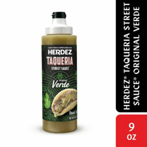 HERDEZ TAQUERIA STREET SAUCE Verde Taco Sauce, Squeeze Bottle, 9oz Bottle