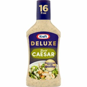 Kraft Deluxe Bold Caesar Dressing, 16 oz Bottle