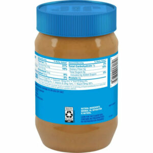 Jif No Added Sugar Creamy Peanut Butter Spread, 33.5 oz. – Smooth, Creamy Texture, No Stir Peanut Butter Spread