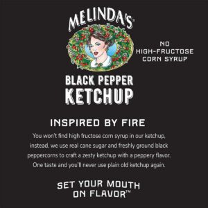 Melinda’s Black Pepper Ketchup (Squeeze)