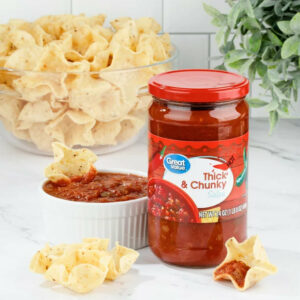 Great Value Hot Thick & Chunky Salsa, 24 oz