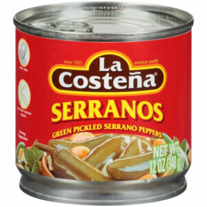 La Costena Pickled Serrano Peppers, Green, 12 Oz