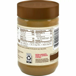 Jif Natural Creamy Peanut Butter Spread, 16-Ounce Jar