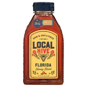 Local Hive, Raw & Unfiltered, 100% U.S. Florida Honey Blend, 16 oz