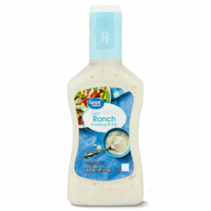 Great Value Light Ranch Dressing & Dip, 16 fl oz