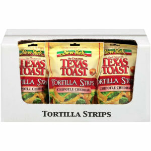 New York Bakery Chipotle Cheddar Texas Toast Tortilla Strips, 4.5 Oz