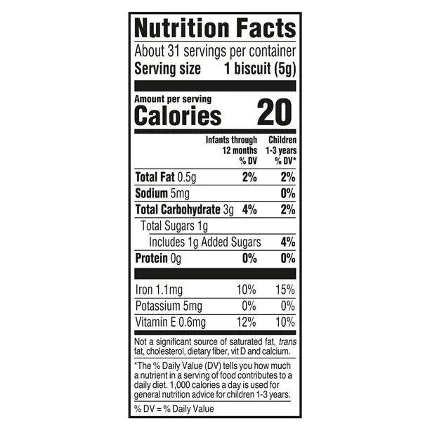 Gerber Snacks for Baby Biscuits, Arrowroot, 5.5 oz Bag - Image 7