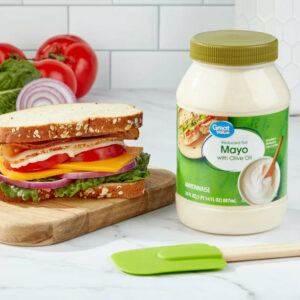 Great Value Reduced Fat Mayonnaise with Olive Oil, 30 fl oz