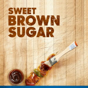 Kraft Sweet Brown Sugar Slow-Simmered Barbecue BBQ Sauce, 18 oz Bottle