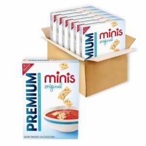 PREMIUM SATINE CRACKERS MINIS ORIGINAL 11 OZ (311g) PACK OF 6