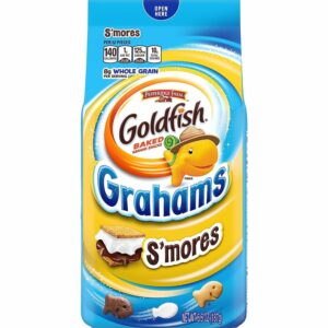 GOLDFISH BAKED GRAHAMS SNACKS S’MORES 6.6OZ(187G) PACK OF 6