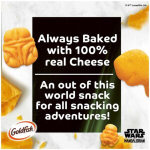 GOLDFISH CHEDDAR BAKED SNACK CRACKERS STAR WARS MANDALORIAN 6.6oz(187G)PACK OF 6