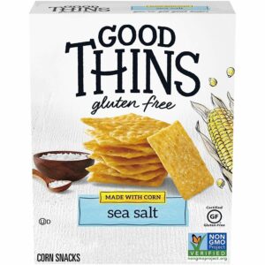 GOOD THINGS GLUTEN FREE MADE WITH CORN SEA SALT 3.5oz(100g) PACK OF 6