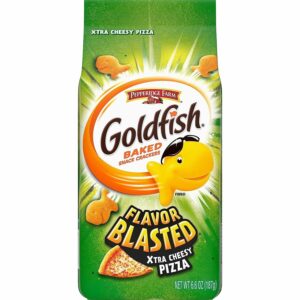 GOLDFISH BAKED SNACK CRACKERS XTRA CHEESY PIZZA 6.6OZ(187G) PACK OF 6