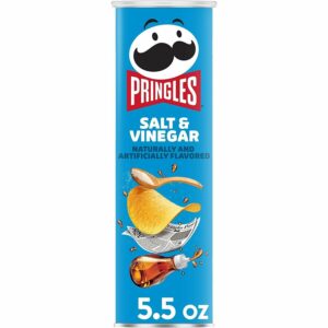 PRINGLES SALT & VINEGAR 5.5 OZ(158 G) PACK OF 12