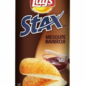 LAY’S STAX MESQUITE BARBECU 5.5OZ PACK OF 12