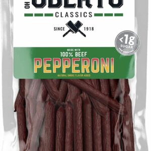 OBERTO CLASSICS PEPPERONI OİL BOY %100 BEEF 1G SUGAR ( 10 oz. ) PACK OF 3