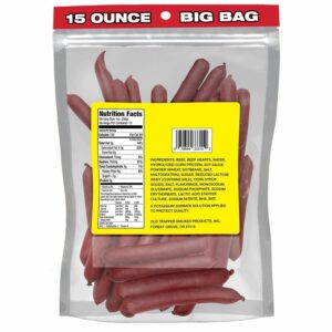 Old Trapper Beef Jalapeno Delı Style Beef Sticks 15oz.(425g) PACK OF 6