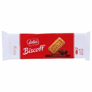 LOTUS BISCOFF WITH BELGIAN CHOCOLATE 5.4 OZ(154g) PACK OF 6
