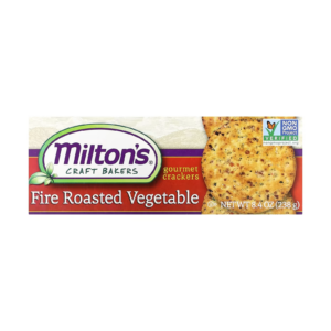 MILTON’S CRAFT BAKERS FIRE ROASTED VEGETABLE CRACKERS 8.4oz(238g) PACK OF 6