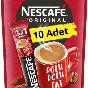 NESCAFE 3Ü1 ARADA ORIGINAL 10’LU EKONOMİK PAKET DAHA ZENGİN TAT PACK OF 6