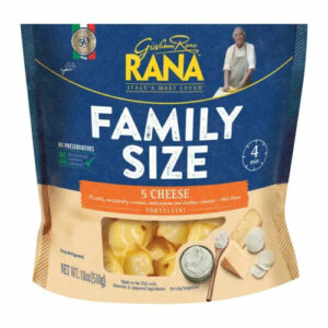 Giovanni Rana Homestyle Tortellini 5 Cheese Premium Flat Cut Pasta Bag 18oz 510g