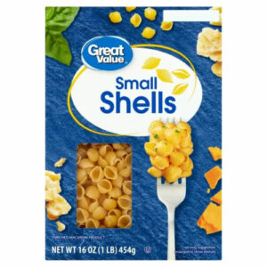 Great Value Small Shells Pasta, 16 oz (454 g)