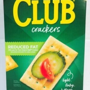 KELLOG’S CLUB CRACKERS REDUCED FAT 11.7oz(331g) PACK OF 6