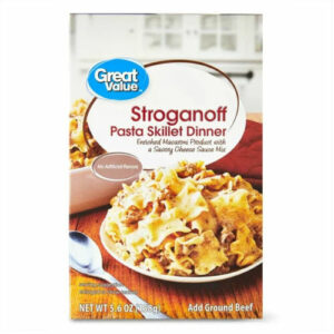 Great Value Stroganoff Pasta Skillet Dinner, 5.6 oz (158 G)