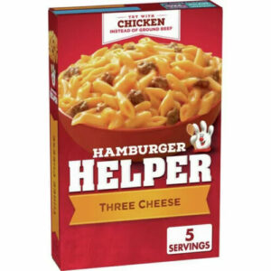 Hamburger Helper, Three Cheese, 6 oz box (170 G)