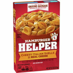 Hamburger Helper, Cheesy Italian Shells, 6.1 oz box (172 G)