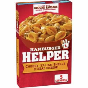 Hamburger Helper, Cheesy Italian Shells, 6.1 oz box (172 G)