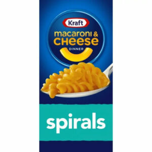 Kraft Spirals Original Mac N Cheese Macaroni and Cheese Dinner,5.5 oz Box(156 G)