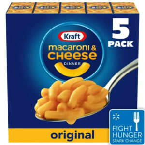 Kraft Original Mac N Cheese Macaroni and Cheese Dinner,5ct Pack,7.25 oz Boxes