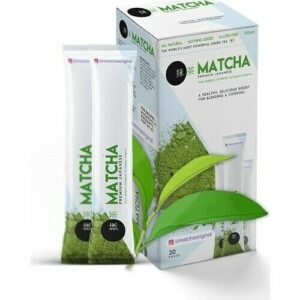 NATURAL MATCHA PREMIUM JAPANESE GREEN TEA POWDER, 200g (20pcs x 10g) ORGANIC