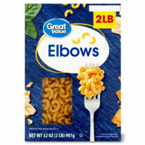 Great Value Elbows Pasta, 32 oz (907 g)