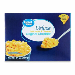 Great Value Deluxe Original Cheddar Macaroni & Cheese,, 14 oz (396 g)