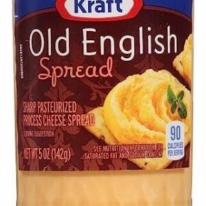 KRAFT OLD ENGLISH SPECIAL PROCESS CHEESE SPREAD 5oz(141g) PACK OF 6