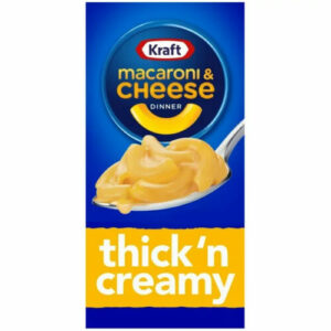 Kraft Thick ‘n Creamy Mac N Cheese Macaroni and Cheese Dinner,7.25 oz Box (206g)